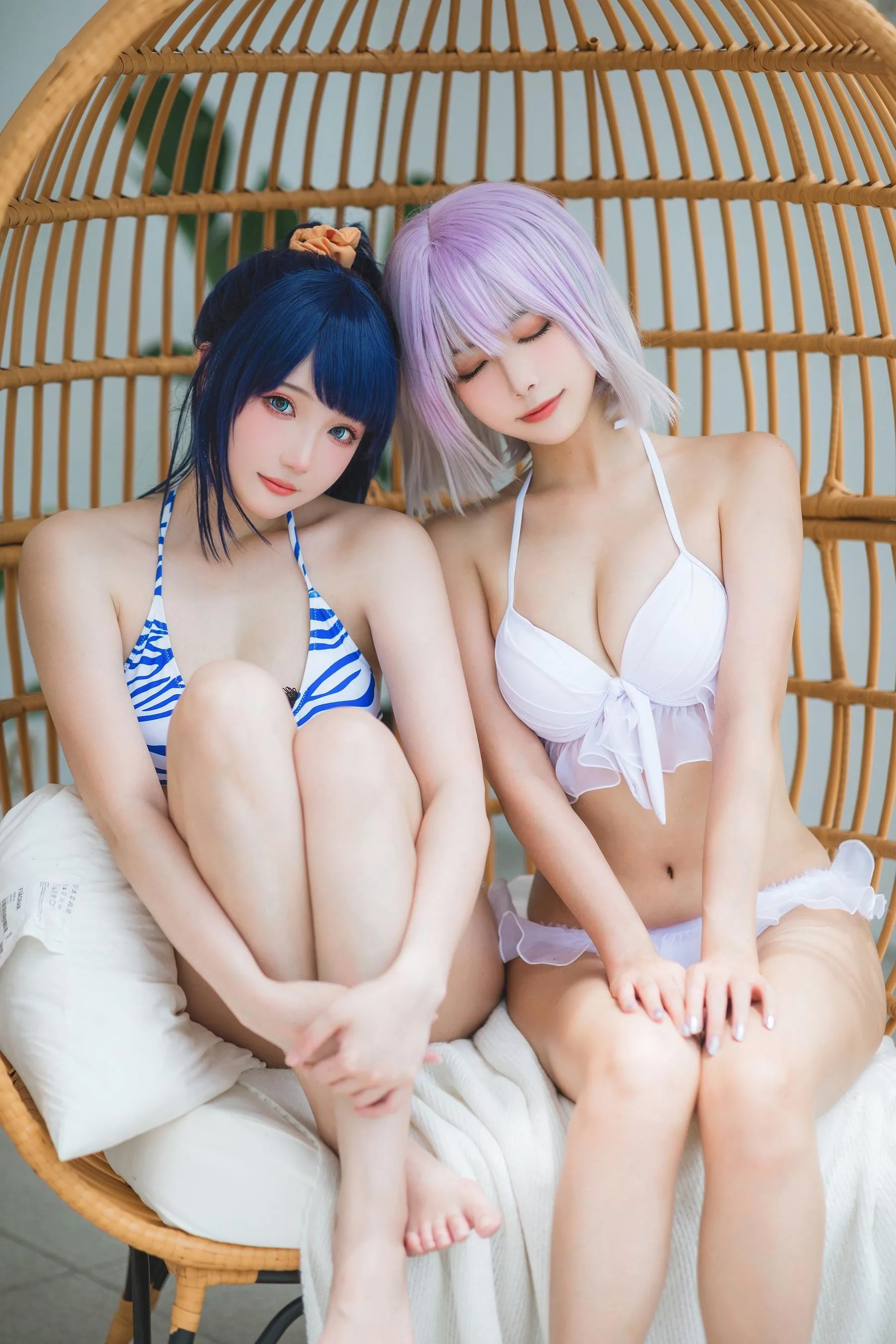 Momoko葵葵 – NO.35 瓜希酱 SSSS.GRIDMAN 宝多六花新条茜 泳装 [55P]插图6